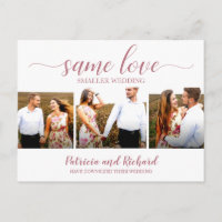 Same Love Downsize Wedding Announcement 3 Photo
