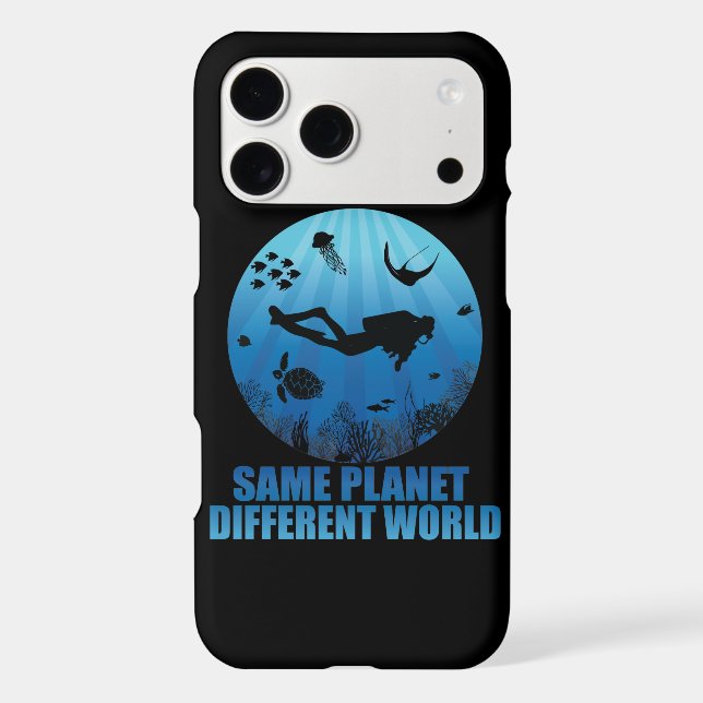 Same Planet Different World Scuba Diver (Back)