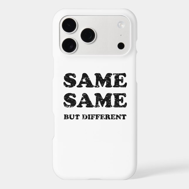SAME SAME BUT DIFFERENT (Back)