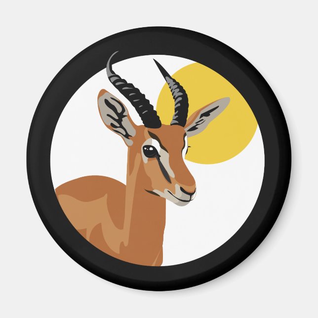Samer the Gazelle Magnet (Front)