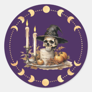 Samhain 2 classic round sticker