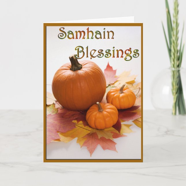 Samhain Blessings Card (Front)