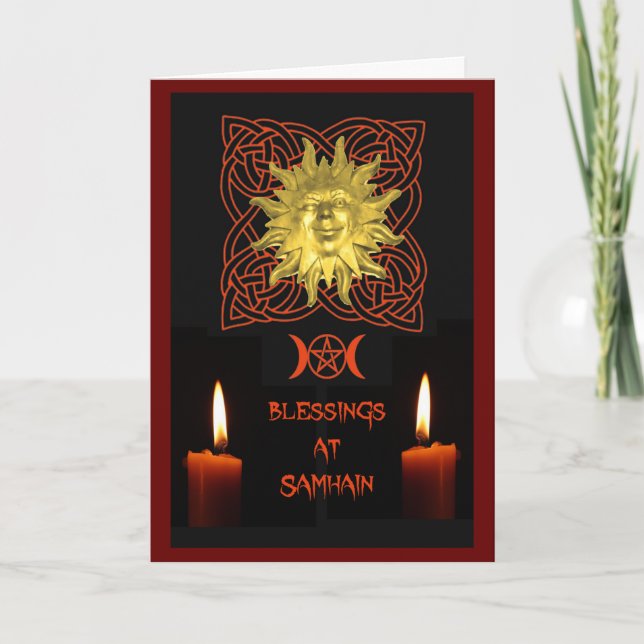 Samhain blessings card (Front)