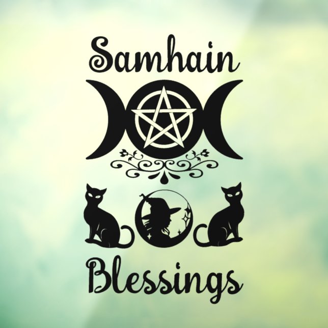 Samhain Blessings Celtic Wiccan Halloween  (Sheet 3)