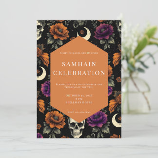 Samhain | Day of the Dead | Halloween Invitation