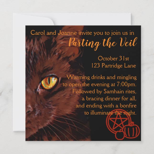Samhain Invitation (Front)