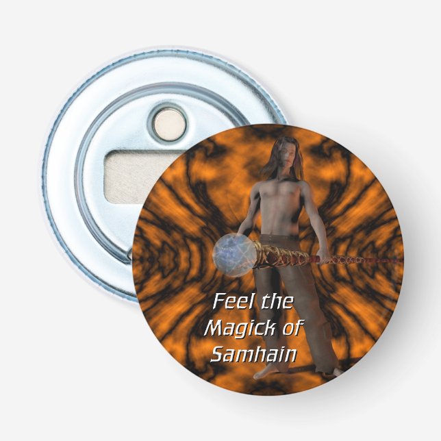 Samhain Magick Bottle Opener (Front)
