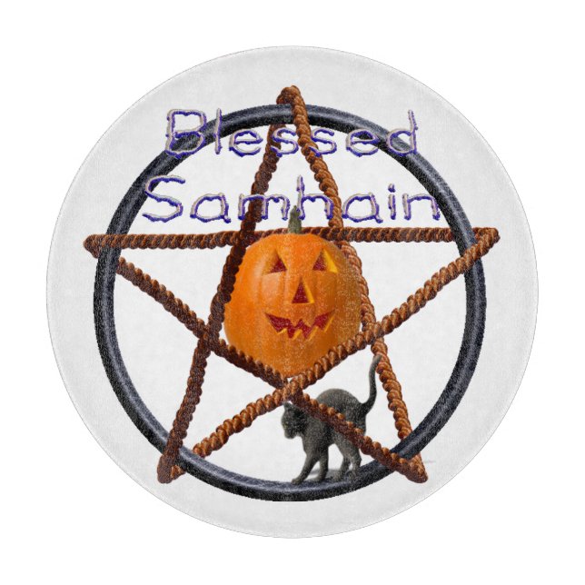 samhain pent cutting board (Front)