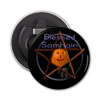 samhain pentacle bottle opener
