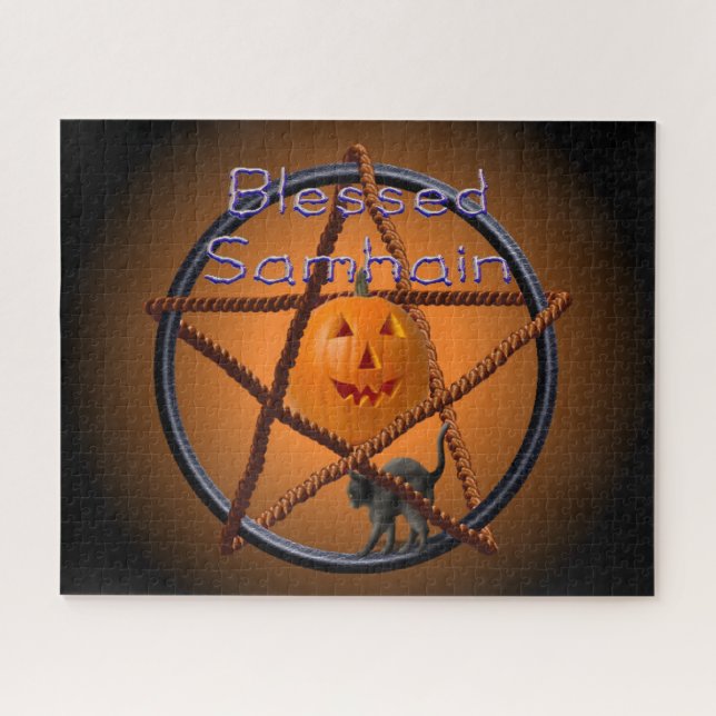 samhain pentacle jigsaw puzzle (Horizontal)