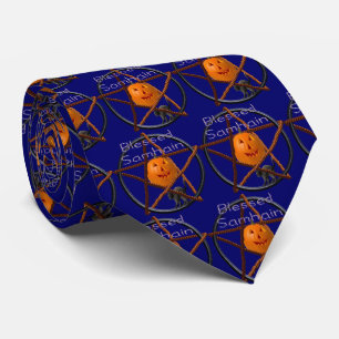 samhain pentacle tie