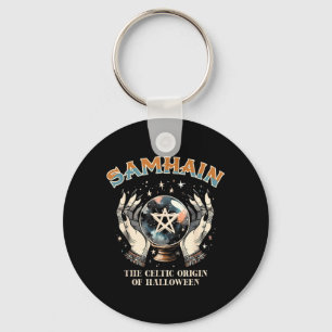 Samhain Wheel Of The Year Pagan Celtic Origin Of Key Ring