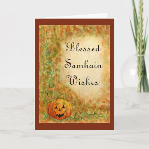 Samhain Wishes Card-Customise Card