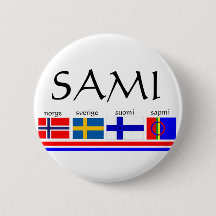 Sami and Scandinavian flags