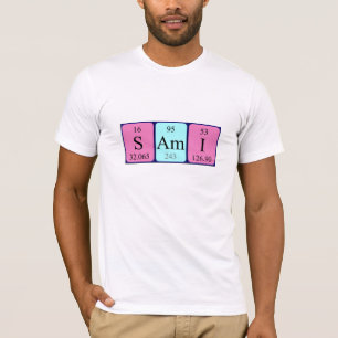 Sami periodic table name shirt