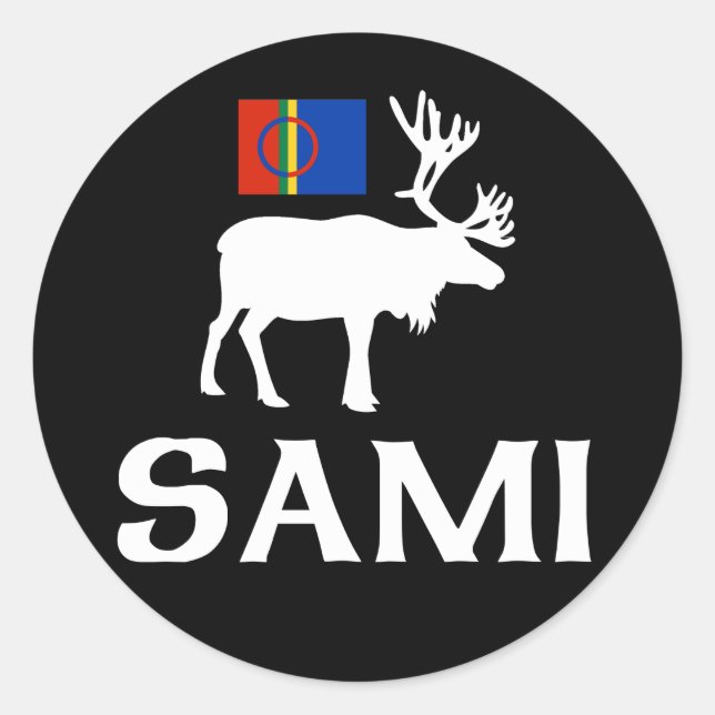Sami, the People of Eight Seasons Classic Round Sticker (Front)