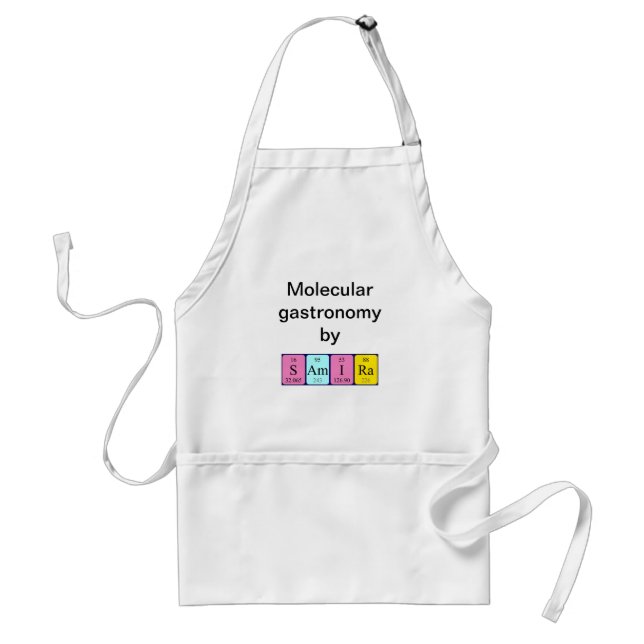 Samira periodic table name apron (Front)