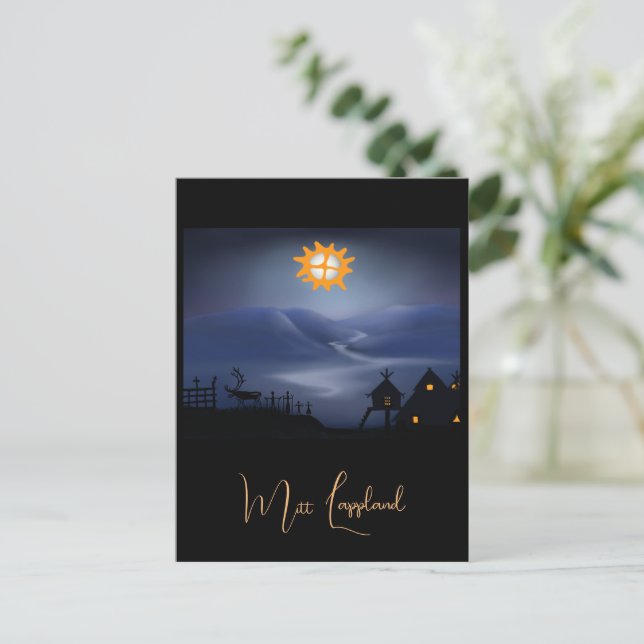 Samisk boplats! postcard (Standing Front)