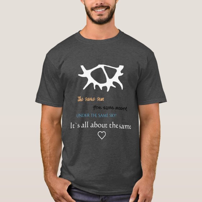 Samisk inspiration it`s all about the same! T-Shirt (Front)