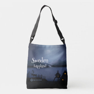Samiska tecken Skymning i Lappland  Crossbody Bag