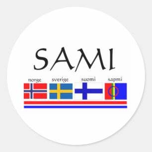 samiwithflags classic round sticker