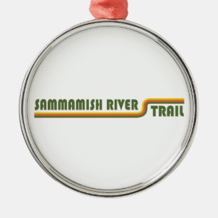Sammamish River Trail Washington Metal Ornament