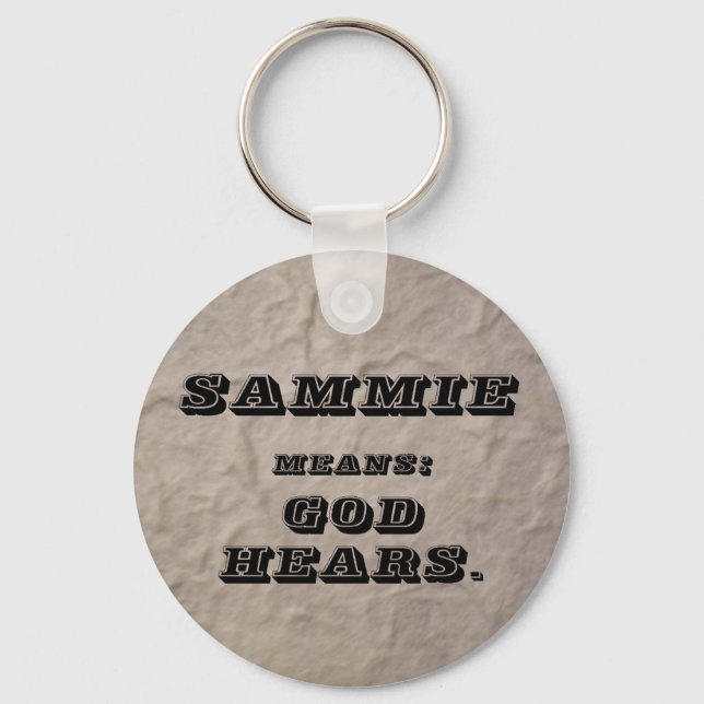 Sammie Key Ring (Front)