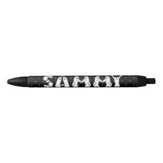 Sammy Spelled in Samoyed Dog Letters Black Ink Pen