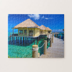 Samoa Beach Huts. Jigsaw Puzzle