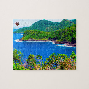 Samoa Beach Scene Jigsaw Puzzle