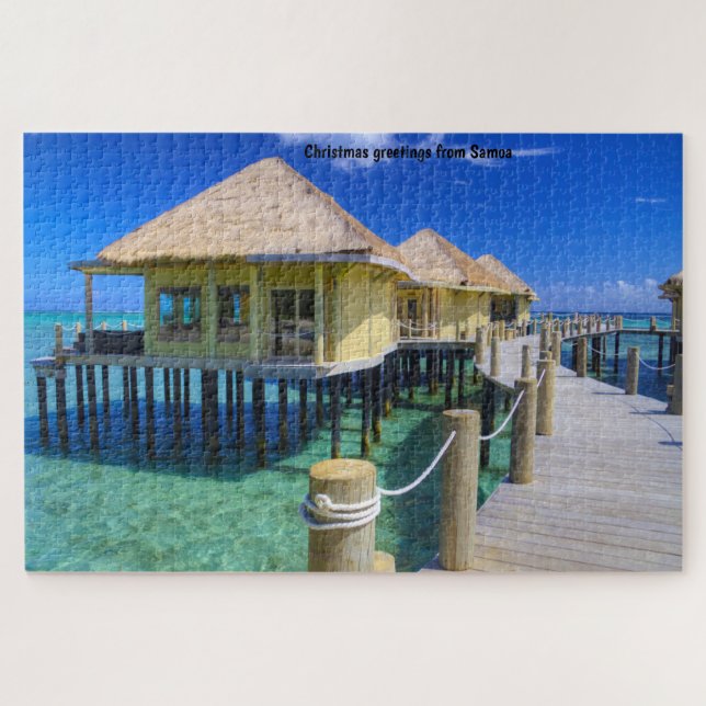 Samoa  Beach Scene Jigsaw Puzzle (Horizontal)