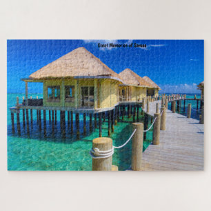 Samoa  Beach Scene Jigsaw Puzzle