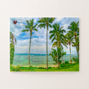 Samoa  Beach Scene Jigsaw Puzzle