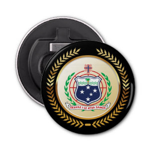 Samoa Coat of Arms Bottle Opener