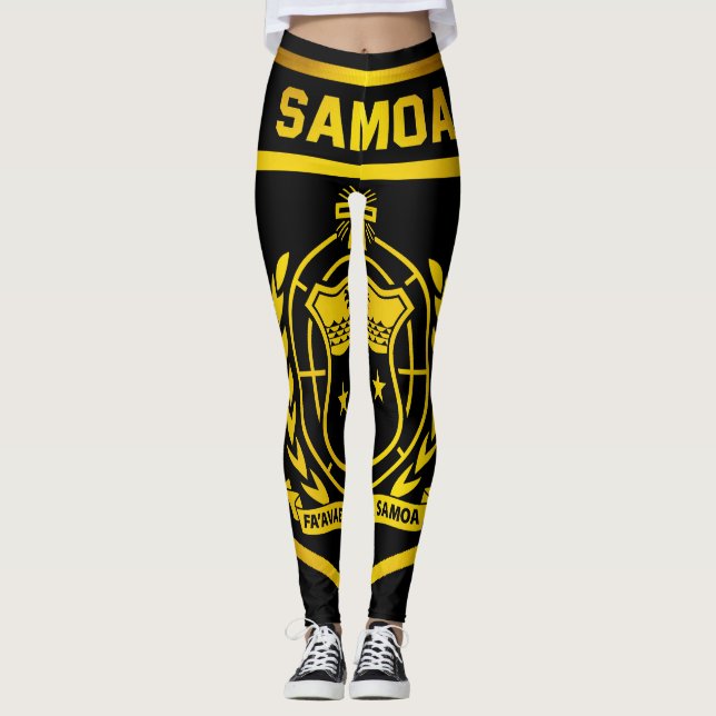 Samoa Emblem Leggings (Front)