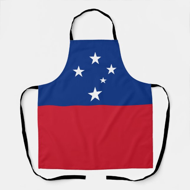 Samoa Flag Apron (Front)