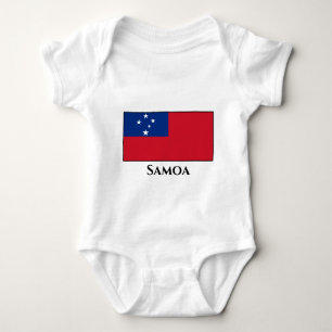 Samoa Flag Baby Bodysuit
