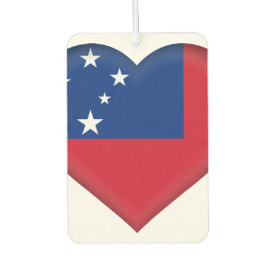 Samoa Flag Car Air Freshener