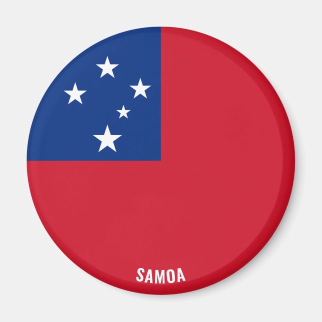 Samoa Flag Charming Patriotic Magnet (Front)