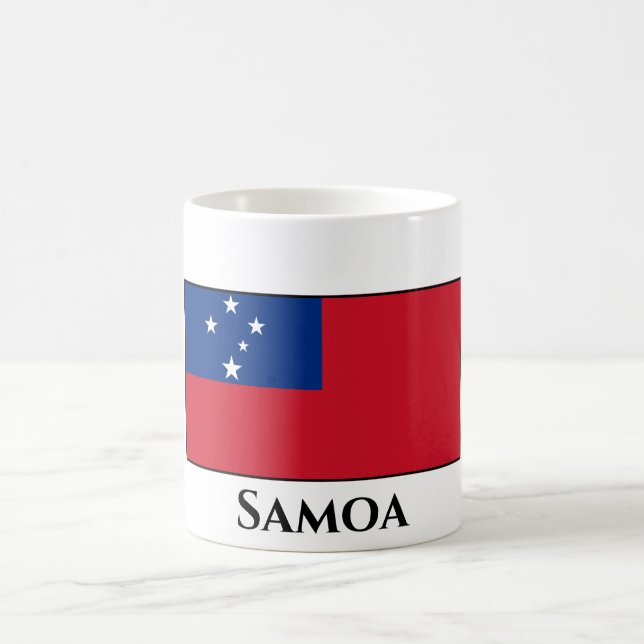 Samoa Flag Coffee Mug (Center)