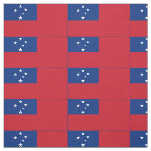 Samoa Flag Fabric