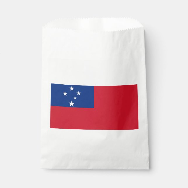 Samoa Flag Favour Bag (Front)