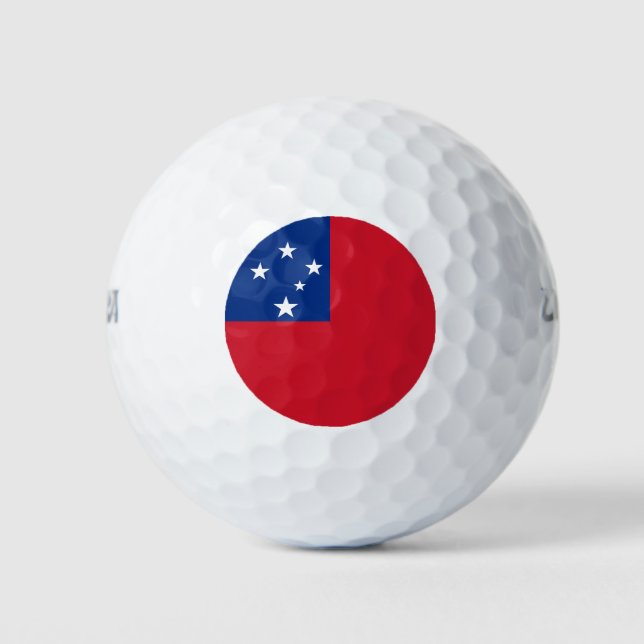 Samoa Flag Golf Balls (Front)