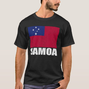 Samoa Flag Grunge Vintage Souvenir Samoa T-Shirt