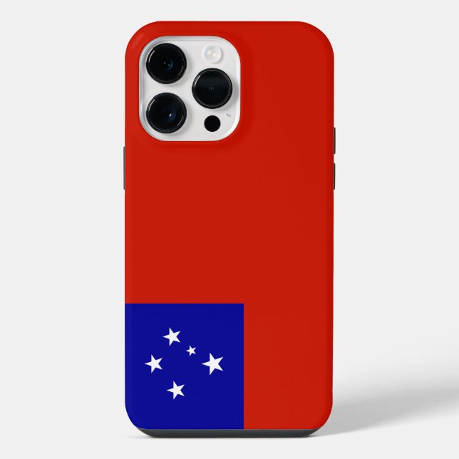 Samoa flag iPhone case (Back)