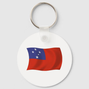 Samoa Flag Keychain