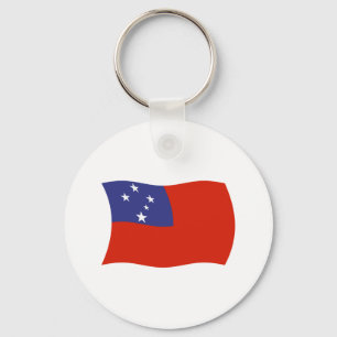 Samoa Flag Keychain