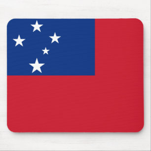 Samoa Flag Mouse Pad