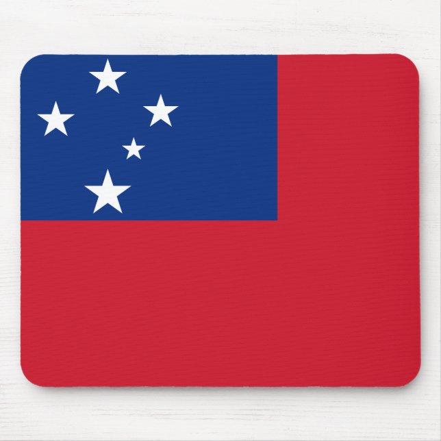 Samoa Flag Mouse Pad (Front)