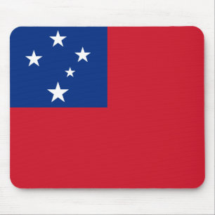 Samoa Flag Mouse Pad